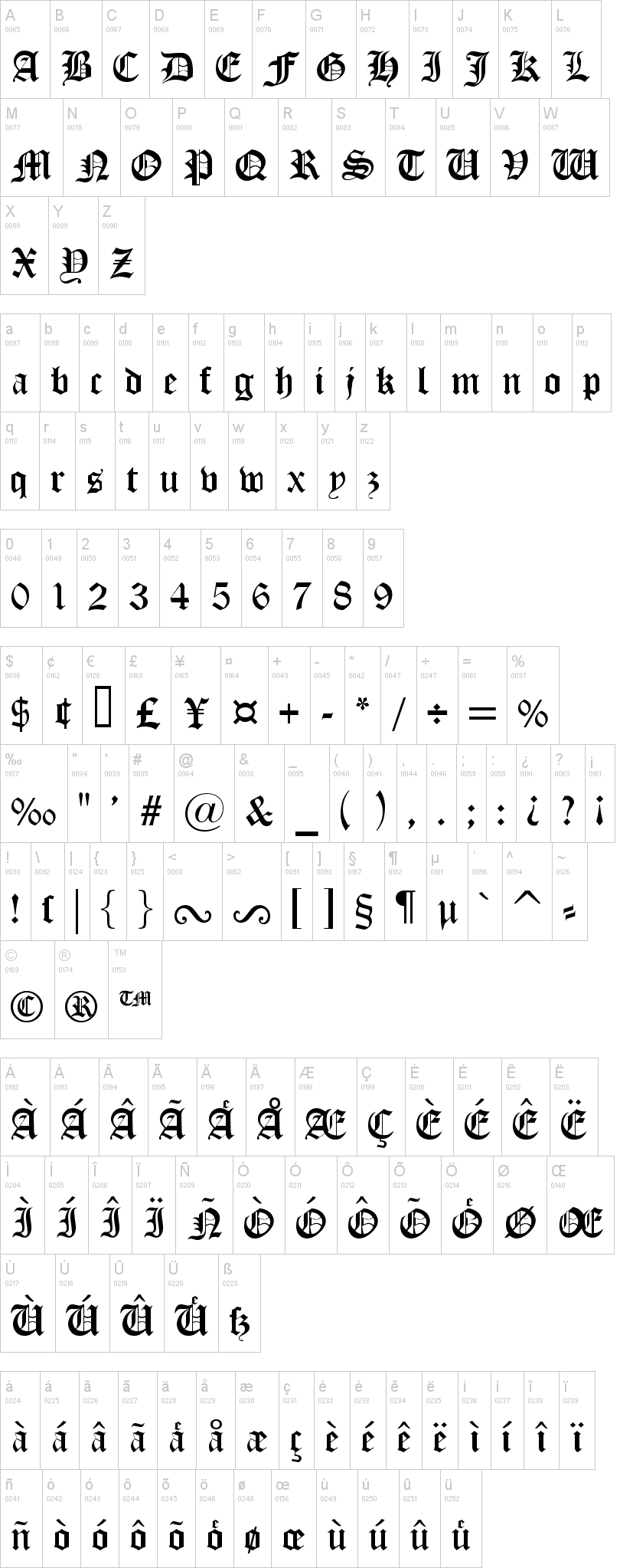 old english font for mac free